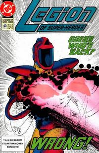 Cover for Legion of Super-Heroes (DC, 1989 series) #40