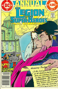 Cover Thumbnail for The Legion of Super-Heroes Annual (DC, 1982 series) #2 [Newsstand]