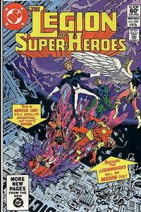 Cover Thumbnail for The Legion of Super-Heroes (DC, 1980 series) #284 [Direct]