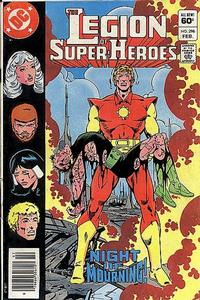 Cover for The Legion of Super-Heroes (DC, 1980 series) #296 [Newsstand]