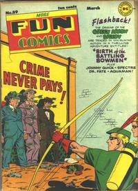 Cover Thumbnail for More Fun Comics (DC, 1936 series) #89