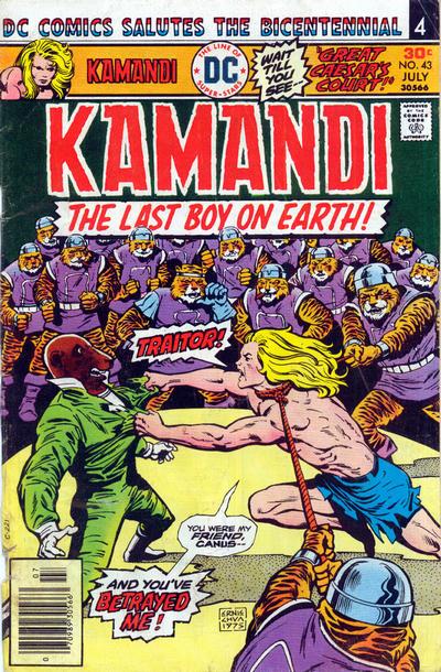 Cover for Kamandi, the Last Boy on Earth (DC, 1972 series) #43