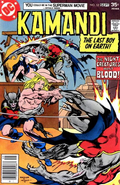 Cover for Kamandi, the Last Boy on Earth (DC, 1972 series) #52