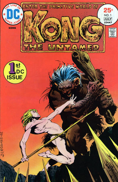 Cover for Kong the Untamed (DC, 1975 series) #1