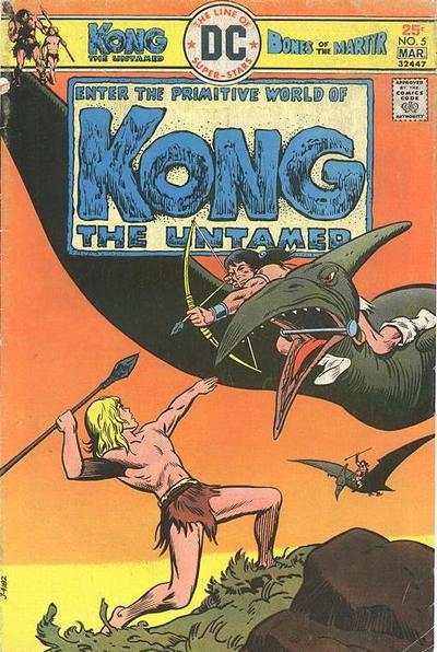 Cover for Kong the Untamed (DC, 1975 series) #5