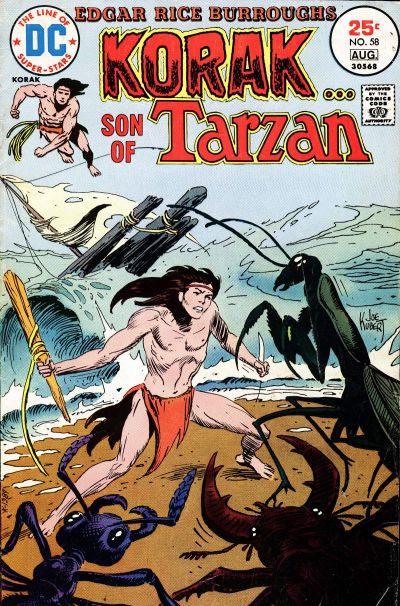 Cover for Korak, Son of Tarzan (DC, 1972 series) #58