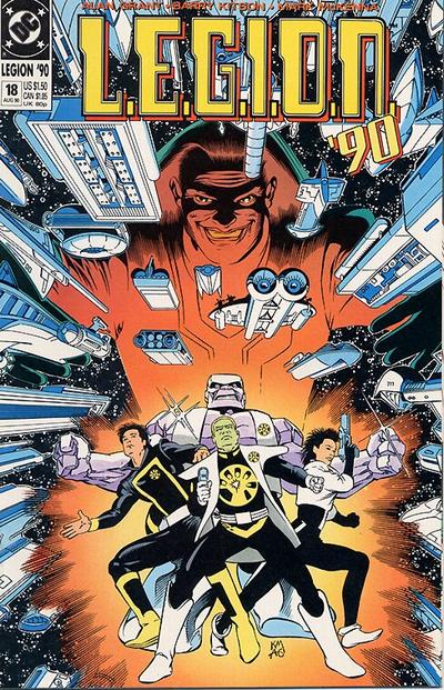 Cover for L.E.G.I.O.N. '90 (DC, 1990 series) #18