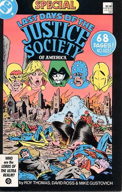 Cover for Last Days of the Justice Society Special (DC, 1986 series) #1 [Direct]
