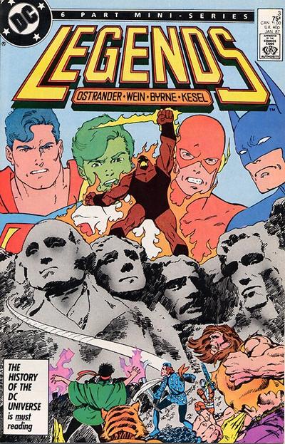Cover for Legends (DC, 1986 series) #3 [Direct]