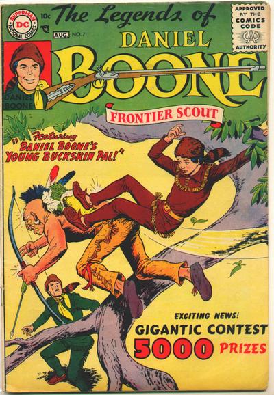 Cover for The Legends of Daniel Boone (DC, 1955 series) #7