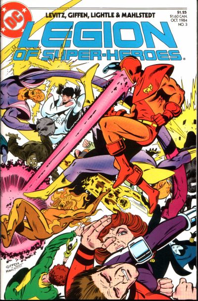 Cover for Legion of Super-Heroes (DC, 1984 series) #3