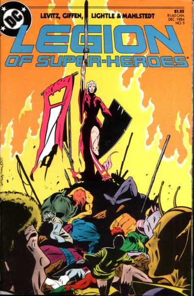 Cover for Legion of Super-Heroes (DC, 1984 series) #5
