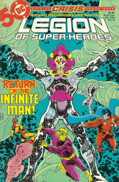 Cover for Legion of Super-Heroes (DC, 1984 series) #18