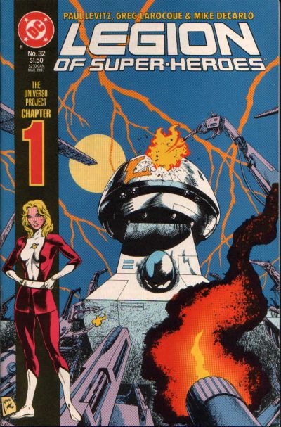 Cover for Legion of Super-Heroes (DC, 1984 series) #32
