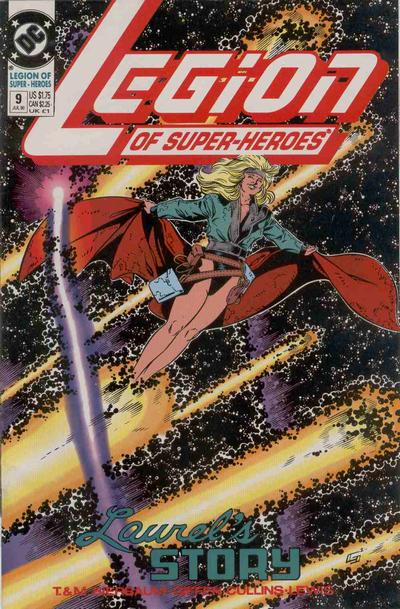Cover for Legion of Super-Heroes (DC, 1989 series) #9