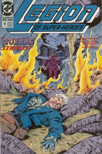 Cover for Legion of Super-Heroes (DC, 1989 series) #10