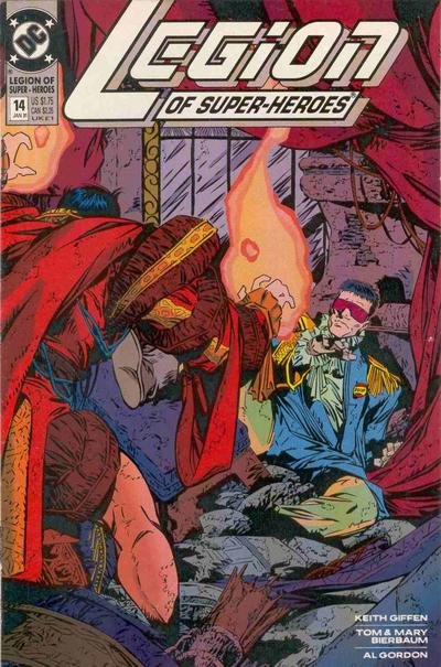 Cover for Legion of Super-Heroes (DC, 1989 series) #14