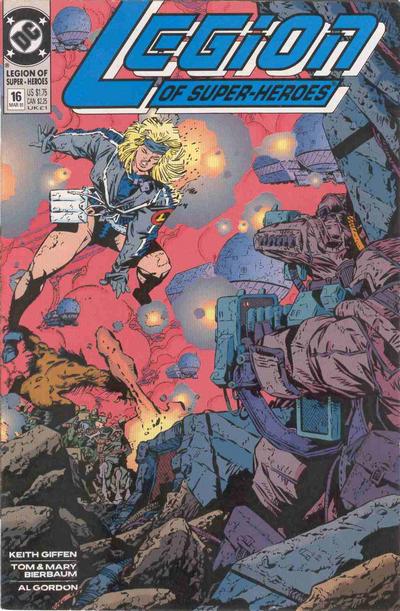 Cover for Legion of Super-Heroes (DC, 1989 series) #16