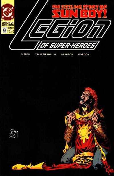 Cover for Legion of Super-Heroes (DC, 1989 series) #28