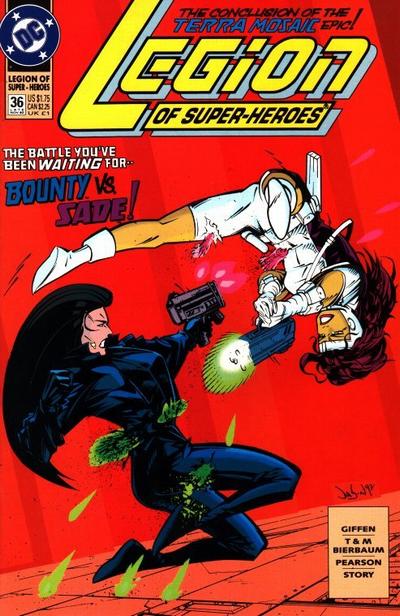 Cover for Legion of Super-Heroes (DC, 1989 series) #36