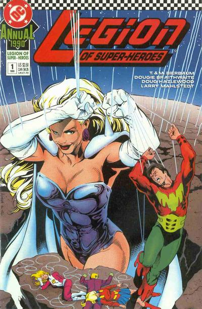 Cover for Legion of Super-Heroes Annual (DC, 1990 series) #1