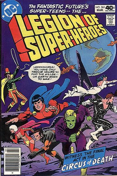 Cover for The Legion of Super-Heroes (DC, 1980 series) #261