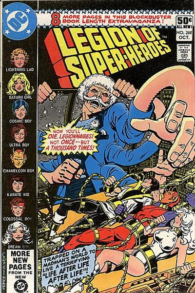 Cover for The Legion of Super-Heroes (DC, 1980 series) #268 [Direct]