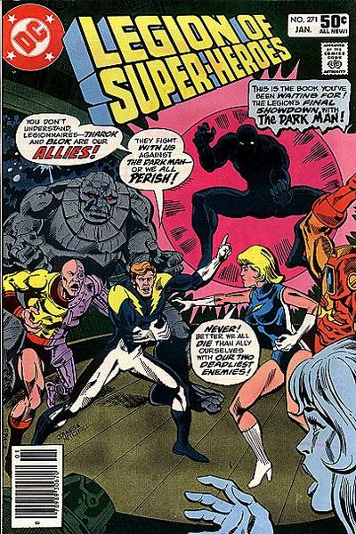 Cover for The Legion of Super-Heroes (DC, 1980 series) #271 [Newsstand]