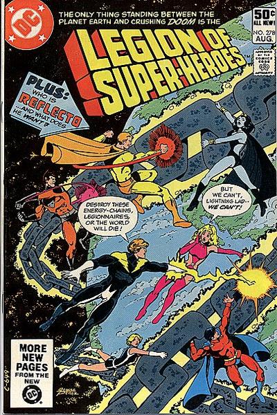 Cover for The Legion of Super-Heroes (DC, 1980 series) #278 [Direct]