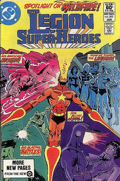 Cover for The Legion of Super-Heroes (DC, 1980 series) #283 [Direct]