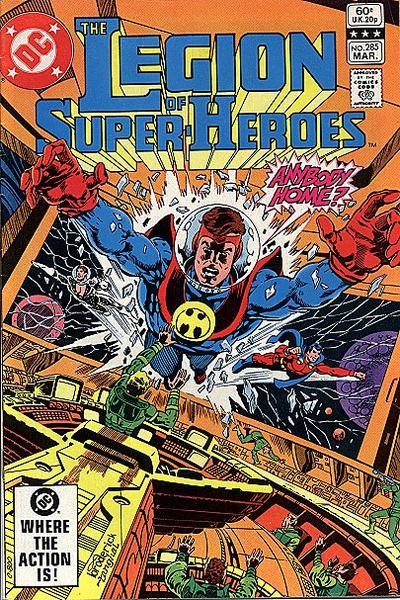 Cover for The Legion of Super-Heroes (DC, 1980 series) #285 [Direct]