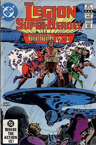 Cover for The Legion of Super-Heroes (DC, 1980 series) #287 [Direct]