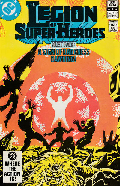 Cover for The Legion of Super-Heroes (DC, 1980 series) #291 [Direct]