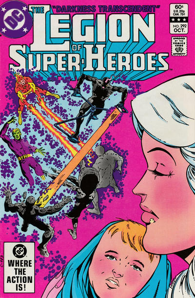 Cover for The Legion of Super-Heroes (DC, 1980 series) #292 [Direct]
