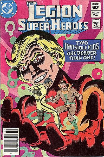 Cover for The Legion of Super-Heroes (DC, 1980 series) #299 [Newsstand]