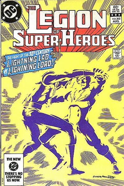 Cover for The Legion of Super-Heroes (DC, 1980 series) #302 [Direct]