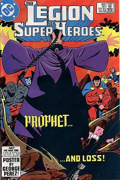 Cover for The Legion of Super-Heroes (DC, 1980 series) #309 [Direct]