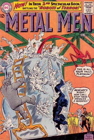 Cover for Metal Men (DC, 1963 series) #2