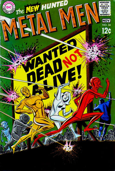 Cover for Metal Men (DC, 1963 series) #34