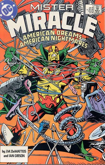 Cover for Mister Miracle (DC, 1989 series) #1 [Direct]