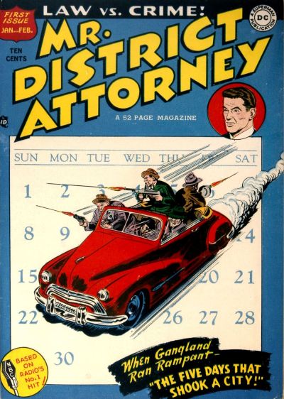 Cover for Mr. District Attorney (DC, 1948 series) #1