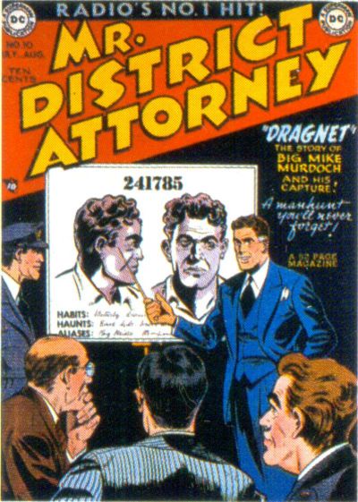 Cover for Mr. District Attorney (DC, 1948 series) #10