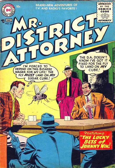 Cover for Mr. District Attorney (DC, 1948 series) #54