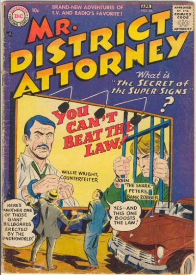 Cover for Mr. District Attorney (DC, 1948 series) #56