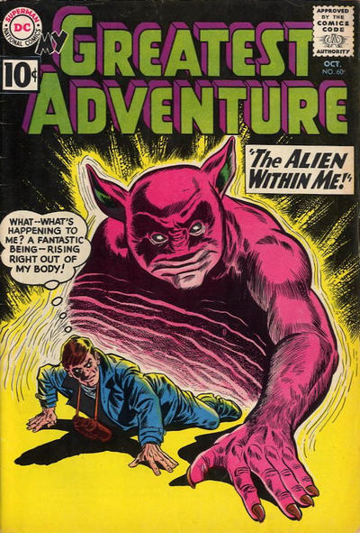 Cover for My Greatest Adventure (DC, 1955 series) #60