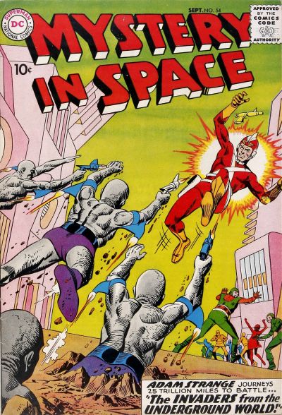Cover for Mystery in Space (DC, 1951 series) #54