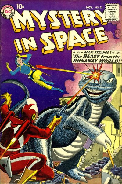 Cover for Mystery in Space (DC, 1951 series) #55