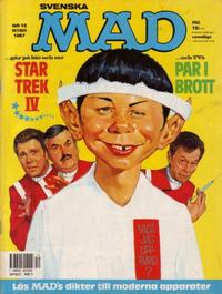 Cover Thumbnail for MAD (Semic, 1976 series) #10/1987