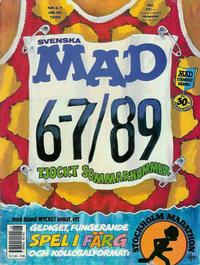 Cover Thumbnail for MAD (Semic, 1976 series) #6-7/1989