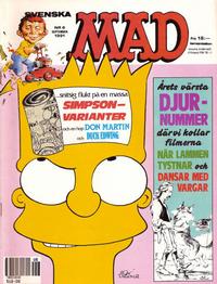 Cover Thumbnail for MAD (Semic, 1976 series) #6/1991